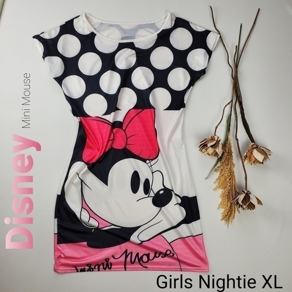 Disney Mini Mouse Girls XL Nightie - Picture 7 of 8